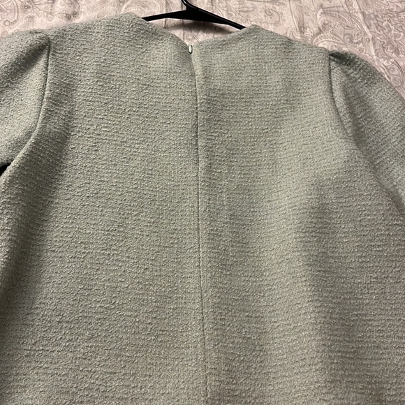 Mint tweed top, one size, fit S/M - Picture 8 of 12